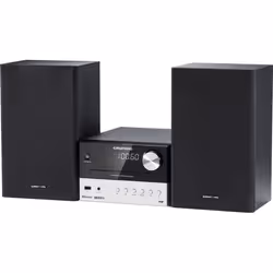Grundig CMS 1050 BT DAB+ ensemble audio pour la maison Système micro audio domestique 30 W Noir, Argent