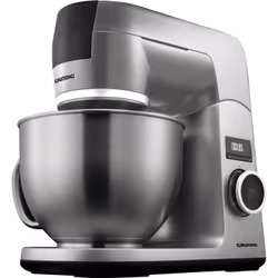 Grundig KMP 8650 S robot de cuisine 1000 W 4,6 L Noir, Argent