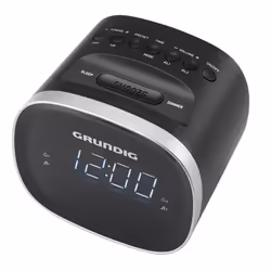 Grundig SCC240, Horloge, Numérique, AM, FM, 87,5 - 108 MHz, 1,5 W, LED