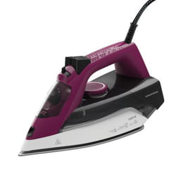 Grundig SI 6850 fer à repasser Fer à vapeur Semelle en céramique 2600 W Gris, Violet, Blanc