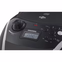 Grundig GRB 3000 BT Numérique 3 W FM Noir, Argent Lecture de MP3