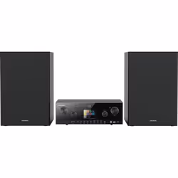 Grundig CMS 5000 BT, Système micro audio domestique, Noir, Avant, 100 W, 3-voies, DAB+, FM