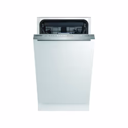 Grundig GSV4E820, Entièrement intégré, Compact (45 cm), Tactile, LCD, froid, Panier