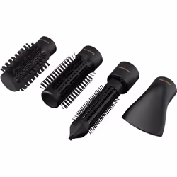 Grundig HS 7080 Brosse soufflante à air chaud À chaleur Noir, Rose doré 1000 W 1,8 m