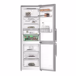 Grundig GKNE268E40FXN, 324 L, SN-T, 6 kg/24h, E, Nouvelle zone compartiment, Acier inoxydable