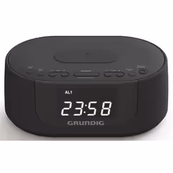 Grundig SCC400, Horloge, Analogique, FM, 2 W, LED, Noir