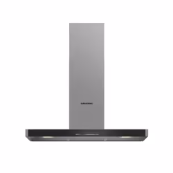 Grundig GDKP5464BBSC hotte Montée au mur Noir, Acier inoxydable 715 m³/h A