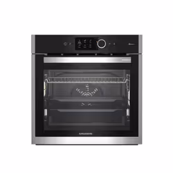 Grundig GEBM19300BP, Moyenne, Four électrique, 71 L, 2700 W, 71 L, A pyrolyse + vapeur