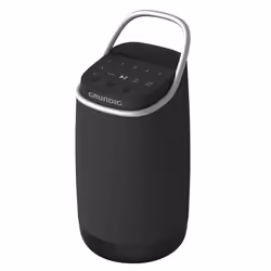 Grundig Band 360, 12 W, Avec fil &amp;sans fil, 30 m, Enceinte portable stéréo, Noir, OLED