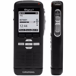 Grundig Digta 7, 300 h, Quality Play (QP), Standard Play (SP), 200 - 20000 Hz, 2048 Mo, LCD, 160 x 160 pixels