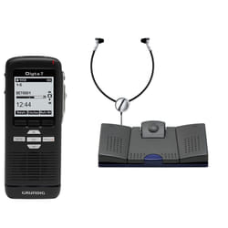 Grundig Digta 7 Starter Kit Mémoire interne + carte mémoire Noir