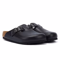 Mules Boston Normal Cuir Noir