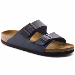 Sandales - Birkenstock - Arizona 51751 - Cuir bleu marine - Boucle de serrage - Femme