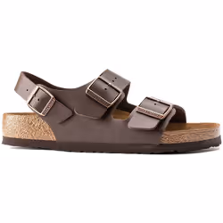 Sandales En Cuir Marron