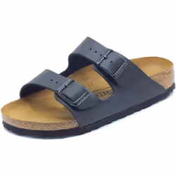 Sandales Arizona Etroite Cuir Noir