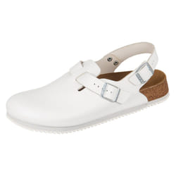 Mules Tokio Super Grip Etroite Cuir Blanc