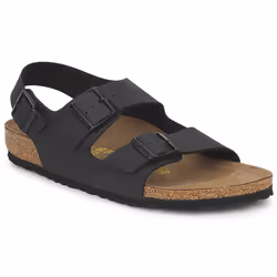 Sandales Milano Etroite Cuir Noir