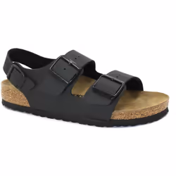 Sandales Milano Etroite Cuir Noir