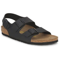 Sandales Milano Etroite Cuir Noir