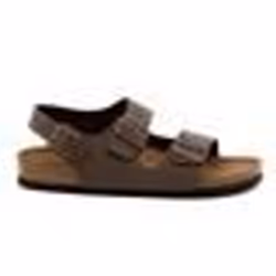 Nu-pieds Milano BIRKENSTOCK - Homme - Marron - Cuir