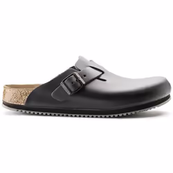 Sabots - Birkenstock - Boston - Cuir naturel - Semelle antidérapante - 41 Homme