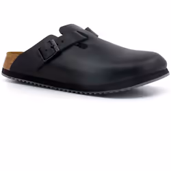 Mules Boston Super Grip Etroite Cuir Noir