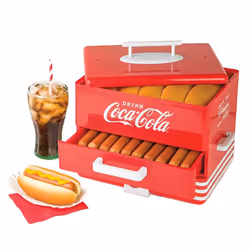 Salco SHD-80CC appareil à hotdog Appareil à hot dog 600 W Rouge, Blanc