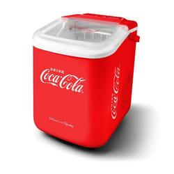 Salco SEB-28CC Machine à glaçon portable 10 kg/24h Rouge, Blanc
