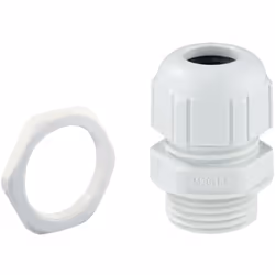 description Presse-étoupe IP68 avec décharge de traction, polyamide, M_ x 1,5 mm, avec contre-écrou Ce texte a été traduit pa ...