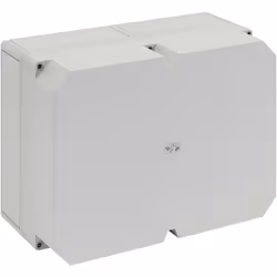 description Boîtier vide IP 66 polystyrène, boîtier et couvercle polystyrène gris similaire à RAL 7035, sans prémarquage Ce t ...