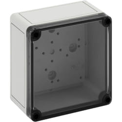 Coffret d'installation Spelsberg tk ps 1313-7-t 11100501 gris clair (ral 7035) 130 x 130 x 75 Polycarbonate, Polystyrèn