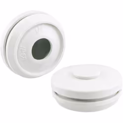 description Embout à membrane double avec deux membranes d'étanchéité, fermé, élastomère thermoplastique (TPE), blanc, pour é ...