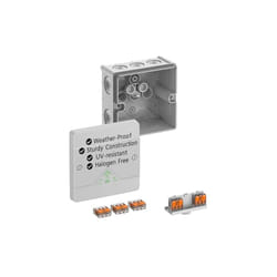 Spelsberg - abox SLK-4² - boîte de jonction professionnelle IP66 avec 5 bornes à 3 fils fixées au sol, sans vis, certifié vde, poi