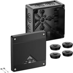 40600001 Boîte de dérivation (l x l x h) 127 x 127 x 75 mm noir IP66, IP67, IP69 1 pc(s) V855033 - Spelsberg