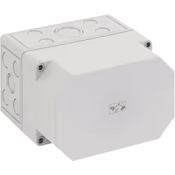 description Boîtier vide IP 66 polystyrène, boîtier et couvercle polystyrène gris similaire à RAL 7035, préformes métriques C ...