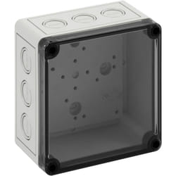 Coffret d'installation Spelsberg tk ps 1313-7-tm 10600501 gris clair (ral 7035) 130 x 130 x 75 Polycarbonate, Polystyrè