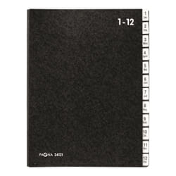 Pagna 24121-04 trieur Noir Panneau dur, Polypropylène (PP) A4