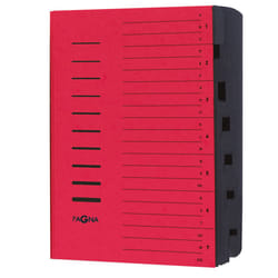 Pagna 24081-01 intercalaire de classement Noir, Rouge