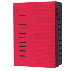 Pagna 24122-01 intercalaire de classement Noir, Rouge