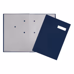 Pagna 24191-22 fichier Carton, Tissu Bleu A4