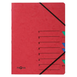 Pagna 24061-01 intercalaire de classement Rouge