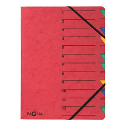 Pagna 24131-01 intercalaire de classement Rouge