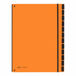 Pagna 24129-09, Orange, Carton, Polypropylène (PP), A4, 265 mm, 340 mm, 20 mm