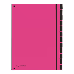 Pagna 24129-34, Rose, Carton, Polypropylène (PP), A4, 265 mm, 340 mm, 20 mm