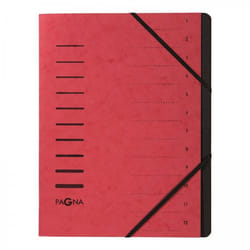 Pagna 40059-01 intercalaire de classement Rouge