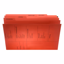 Pagna 44105-01 dossier suspendu A4 Carton Rouge 10 pièce(s)