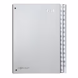 Pagna 24329-14, Argent, Carton, Polypropylène (PP), A4, 340 mm, 40 mm, 365 mm