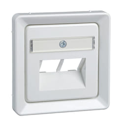 Schneider Electric 206534 Plaque de commutation et obturateur Blanc