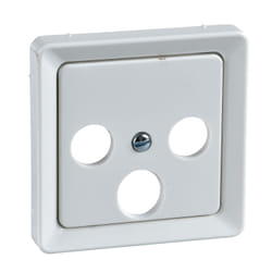 Schneider Electric 206034 Plaque de commutation et obturateur Blanc