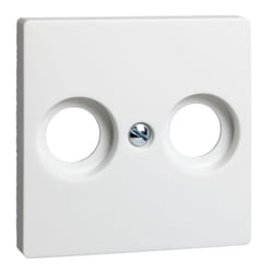 Schneider Electric 266024 Plaque de commutation et obturateur Blanc